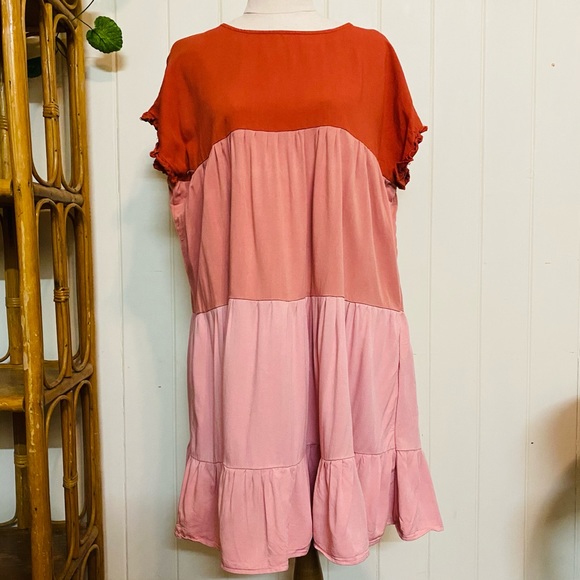 🌱 ABEL THE LABEL Sz 1 (M) Tiered Dress - Picture 3 of 6